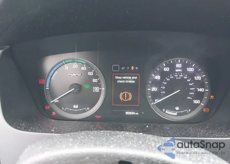 2016 Hyundai Sonata Hybrid Limited from USA, damaged, VIN KMHE34L18GA015791